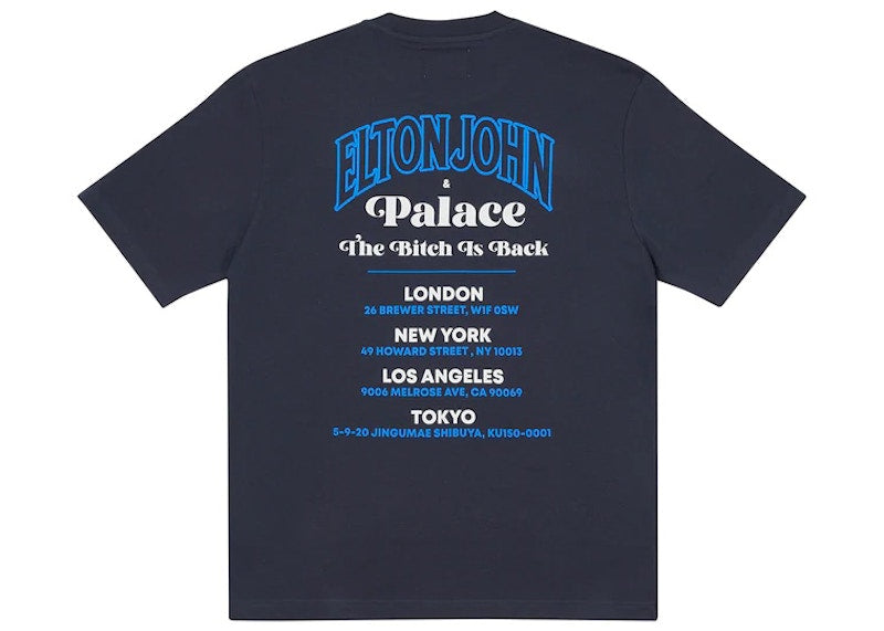 Palace Elton John P-iano T-shirt Navy