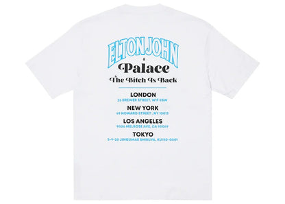 Palace Elton John P-iano T-shirt White