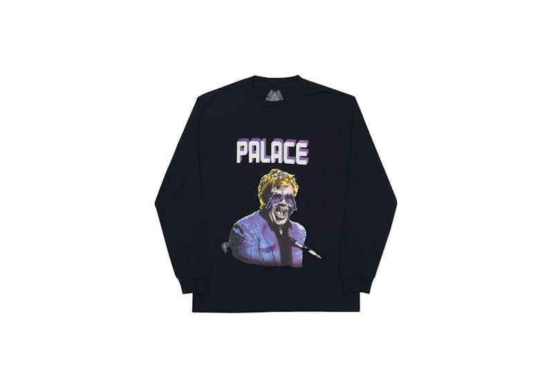 Palace Elton Longsleeve Black/Purple