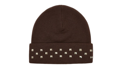 Palace Emotional Studded Beanie Brown