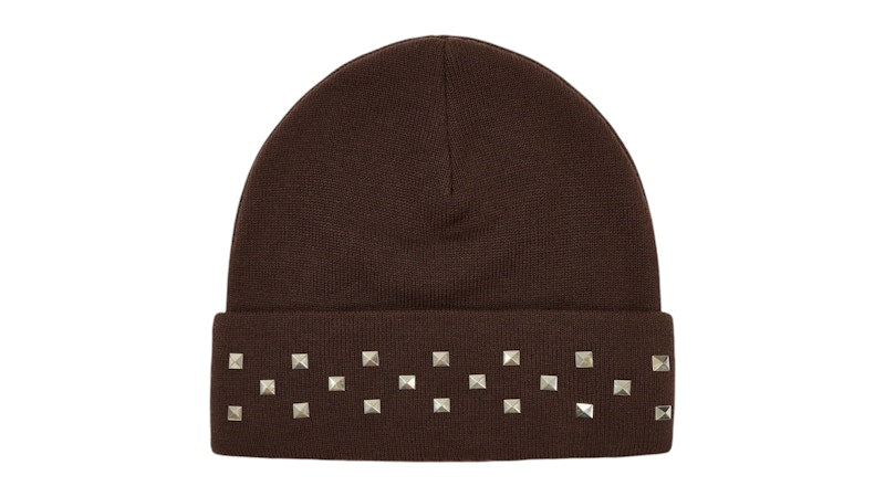 Palace Emotional Studded Beanie Brown