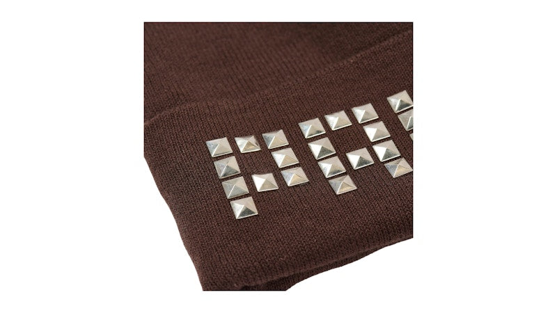 Palace Emotional Studded Beanie Brown
