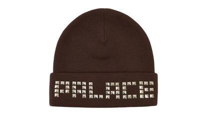 Palace Emotional Studded Beanie Brown