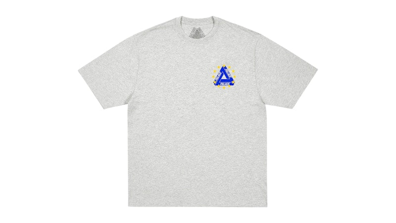 Palace Eu Tri T-Shirt Grey Marl
