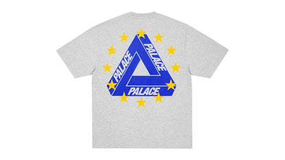 Palace Eu Tri T-Shirt Grey Marl