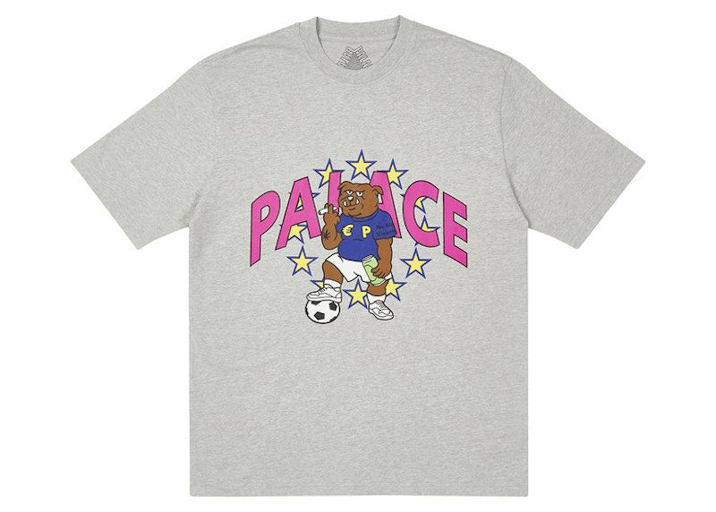 Palace Euro T-shirt (FW21) Grey Marl