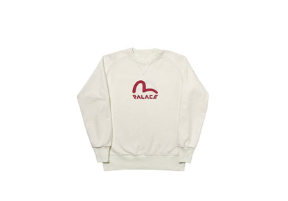 Palace Evisu Reversible Crew Ecru