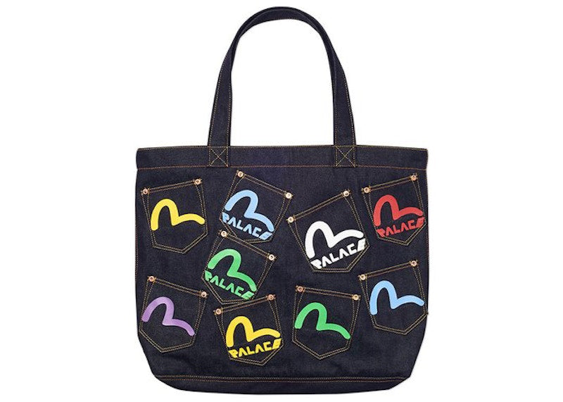 Palace Evisu Tote Bag Indigo