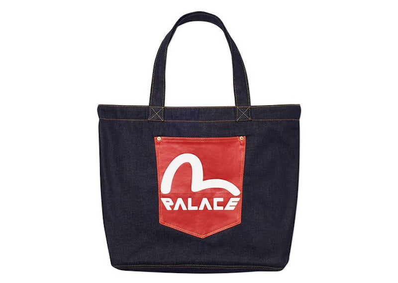 Palace Evisu Tote Bag Indigo