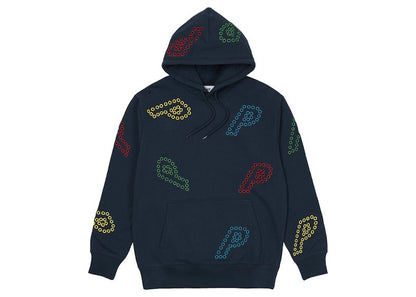 Palace Eyelet P Hood Navy