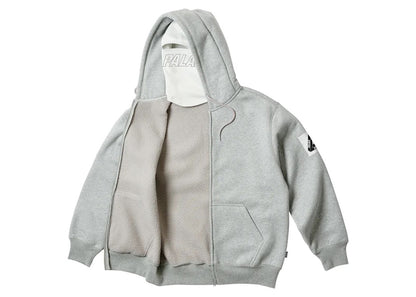 Palace Facemask Shearling Thermal Hood Grey