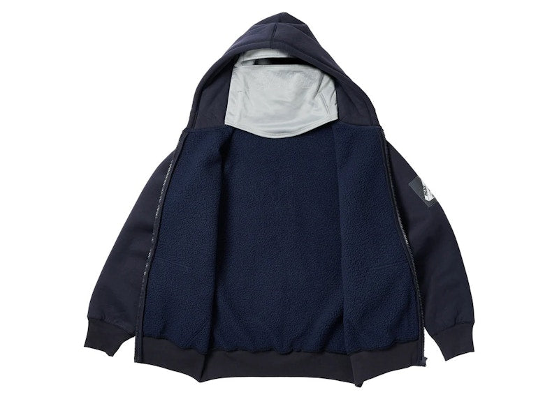 Palace Facemask Shearling Thermal Hood Navy