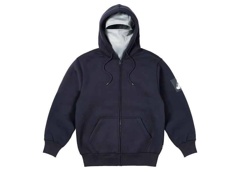 Palace Facemask Shearling Thermal Hood Navy