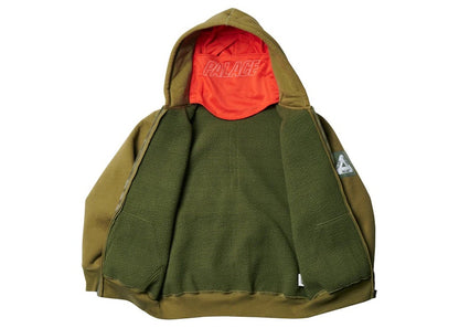Palace Facemask Shearling Thermal Hood Olive