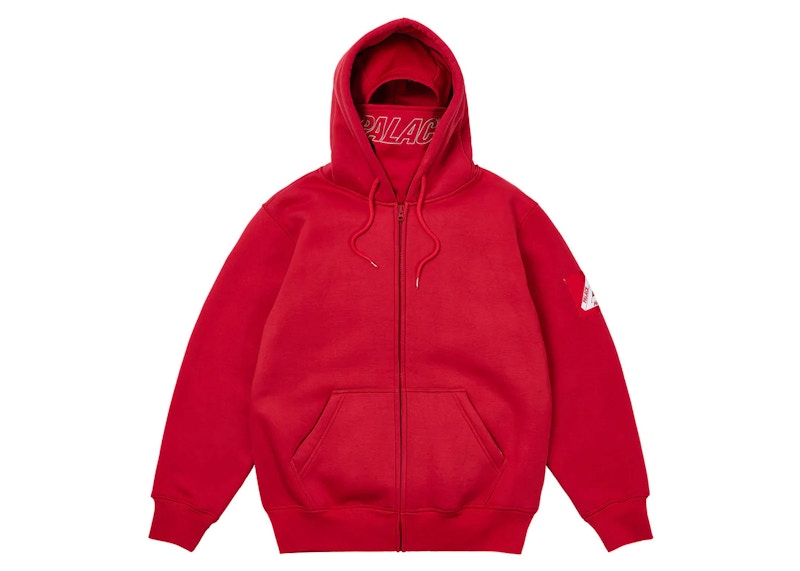 Palace Facemask Thermal Hood (FW23) Hibiscus