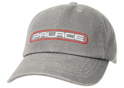 Palace Fader Denim 6-Panel Grey