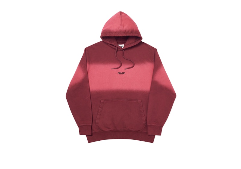 Palace Fader Dip Dye Hood Red