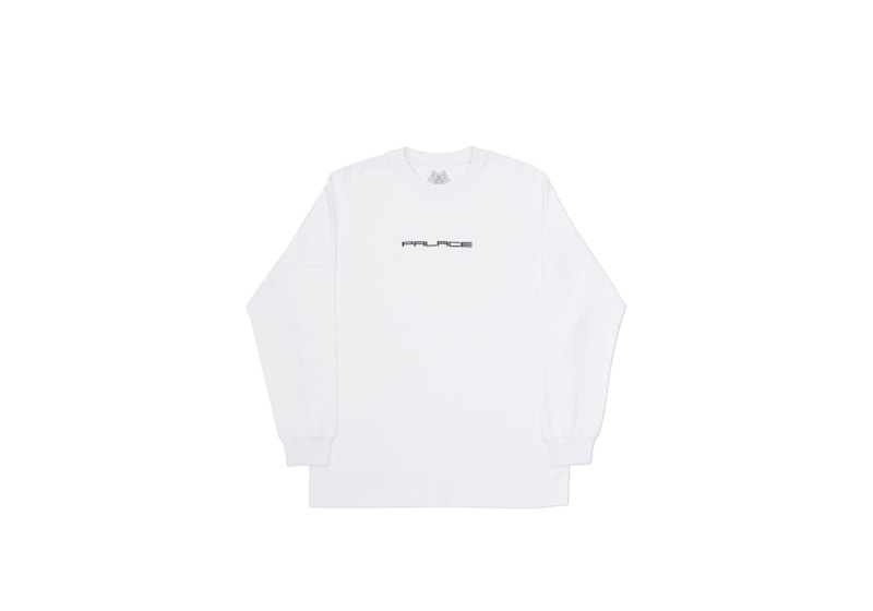 Palace Fader Font Longsleeve White