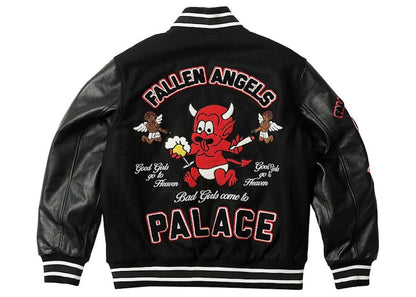 Palace Fallen Angels Varsity Jacket Black