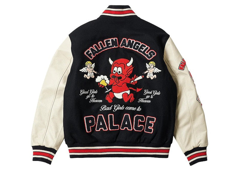 Palace Fallen Angels Varsity Jacket Navy
