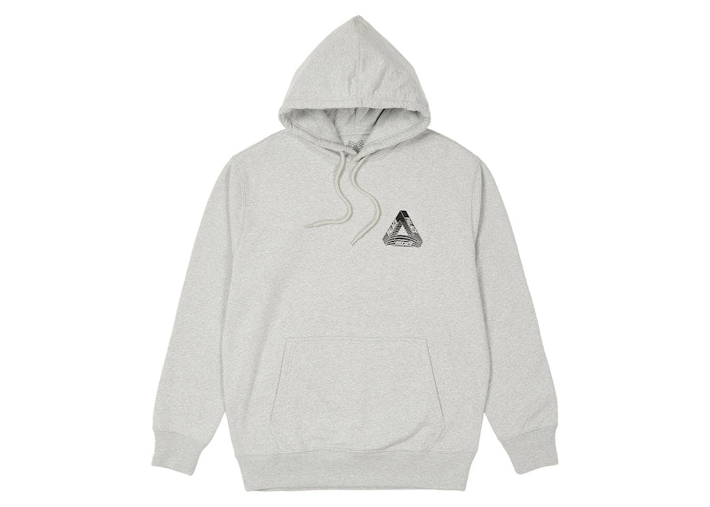 Palace Fallen City Hood Grey Marl