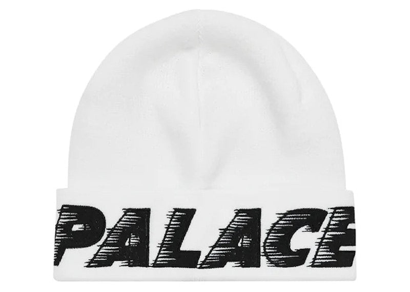 Palace Fast Beanie White
