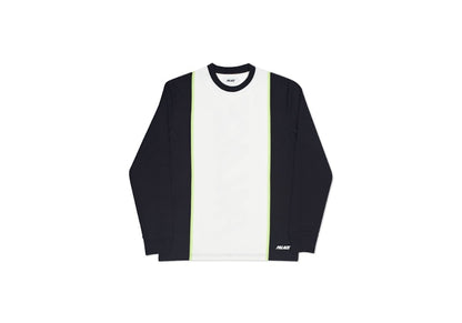 Palace Fast Stripe Crew Black/White