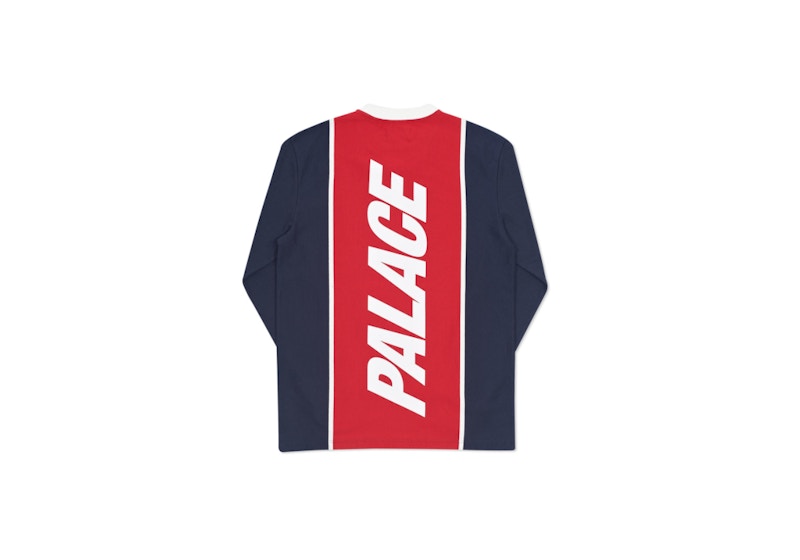 Palace Fast Stripe Crew Navy/Red