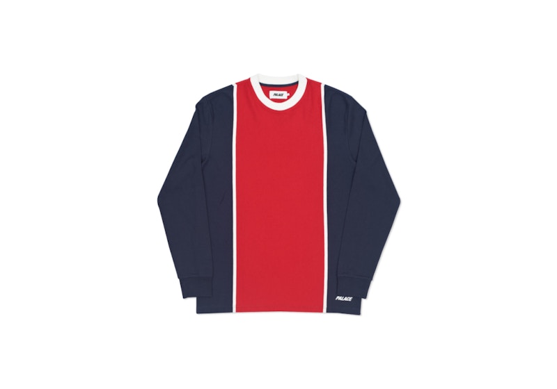 Palace Fast Stripe Crew Navy/Red