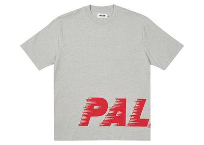 Palace Fast Wrap T-shirt Grey Marl