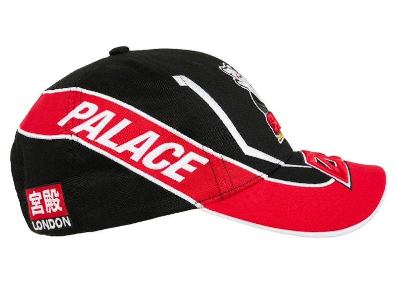 Palace Faster 6-Panel Black/Red