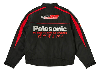 Palace Faster Jacket Black/Red