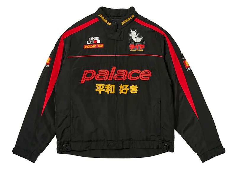 Palace Faster Jacket Black/Red