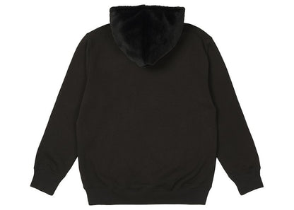 Palace Faux Fur Hood Black/Black