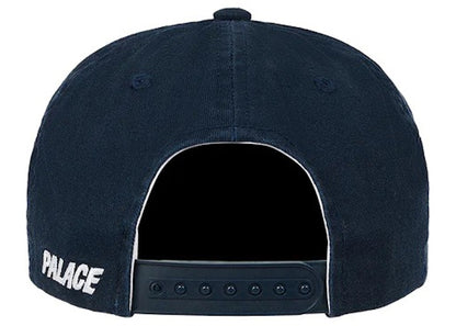 Palace Faux Leather Bunning Man Snapback Navy
