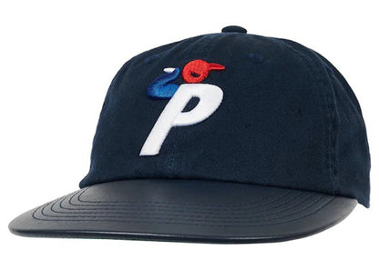 Palace Faux Leather Bunning Man Snapback Navy