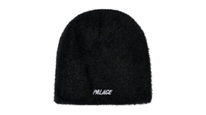 Palace Faux Mohair P Nein Cuff Beanie Black