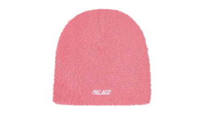 Palace Faux Mohair P Nein Cuff Beanie Posh Pink