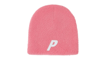 Palace Faux Mohair P Nein Cuff Beanie Posh Pink