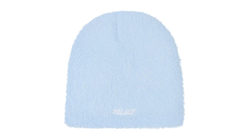 Palace Faux Mohair P Nein Cuff Beanie Skyline Blue
