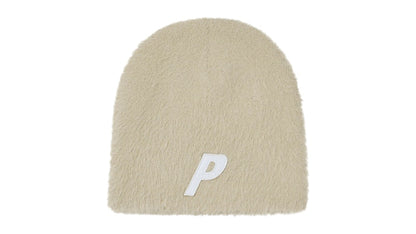 Palace Faux Mohair P Nein Cuff Beanie Stoney Grey