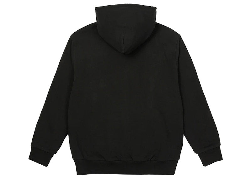 Palace Felt Letters Zip Hood Black