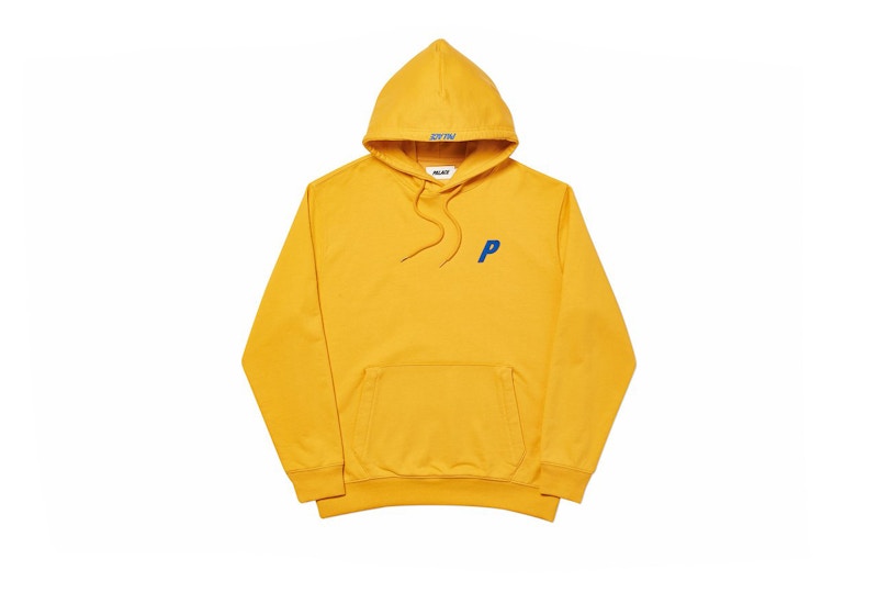 Palace Felt P Hood Yellow