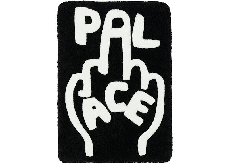 Palace Finger Up Rug Black