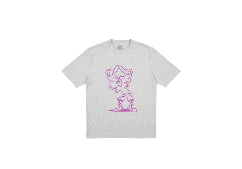 Palace Fizzy T-shirt Grey Marl