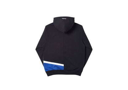 Palace Flaggo Zip Hood Black/White/Blue