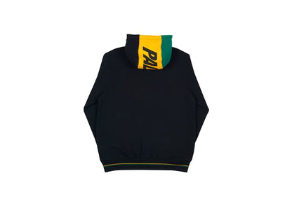 Palace Flagin Hood Black/Green/Yellow