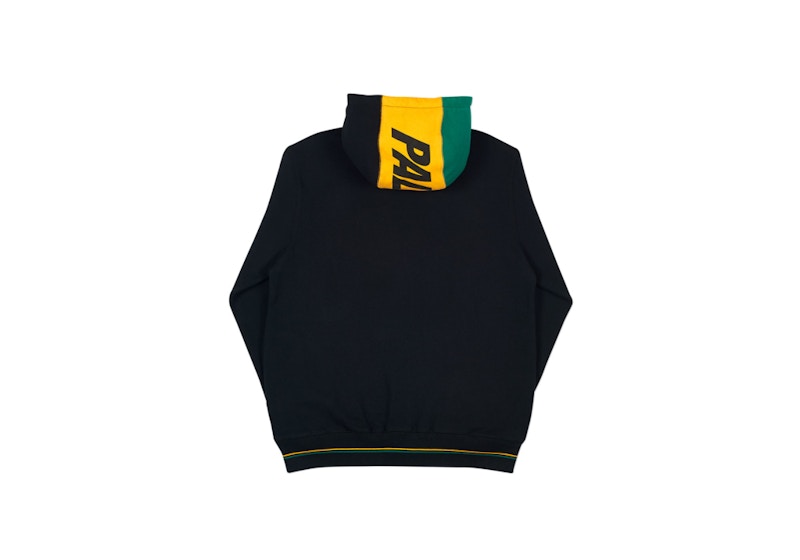 Palace Flagin Hood Black/Green/Yellow