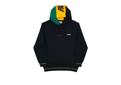 Palace Flagin Hood Black/Green/Yellow