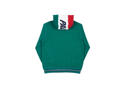 Palace Flagin Hood Green/White/Red